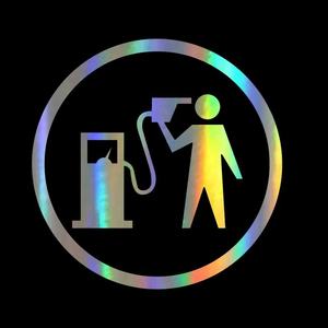 Logotipo personalizado de fábrica, pegatinas para coche, indicador de <span class=keywords><strong>Gas</strong></span> plateado holográfico, gráficos vacíos, alto consumo de <span class=keywords><strong>Gas</strong></span>, calor, resistente al <span class=keywords><strong>agua</strong></span>, No - Product Image 6