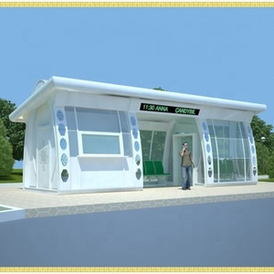 Parada de autobús con aire acondicionado inteligente, muebles de calle, cobertizo de espera, estación de autobuses, quiosco para fumar - Product Image 2