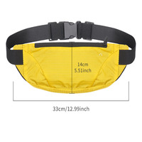 Logo personnalisable Sport taille sac pour hommes femmes léger extérieur escalade course Fitness poitrine sac Portable ceinture taille pochette