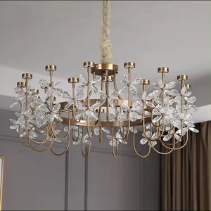 โคมไฟระย้าคริสตัลติดห้องนอนสำหรับเด็กห้องนั่งเล่นโคมไฟระย้าแบบทันสมัย - Product Image 4