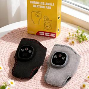 0728 2025 Rechargeable Heated Ankle <b>Massager</b> with Wireless Design for Foot Pain Relief and Relaxation - Product Image 2