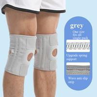 Genouillère d'équitation quatre saisons sport avec logo personnalisé Double compression ménisque ressort Support souple en néoprène Matériau de protection