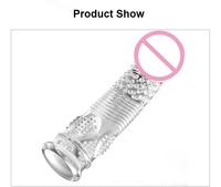 Préservatifs en cristal en gros, manchons pour pénis, stimulateurs clitoridiens, couvre-glandes pour hommes, autres produits sexuels pour hommes