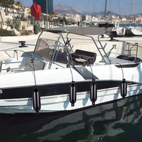 STARRYHEART Lot de 4 garde-boue en PVC pour bateau marin avec corde en nylon et clips fixes.