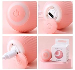 Di alta qualità rosa blu intelligente palla di rotolamento elettrico giocattoli interattivi del gatto per la formazione auto-movimento gattino giocattoli - Product Image 5