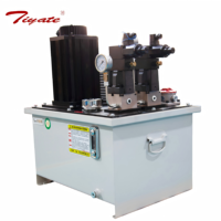 Station hydraulique à refroidissement par air avec servomoteur et commande de pompe à entraînement direct pour mélangeur interne