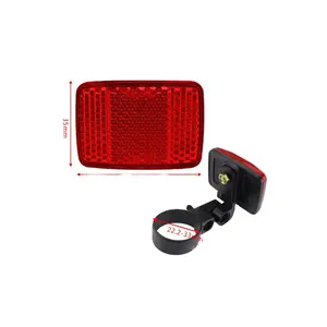 Reflectores delanteros y traseros para bicicleta, reflectores automáticos, luz de advertencia, accesorios de seguridad para ciclismo, 1 ud.