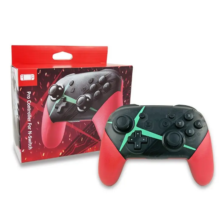 Đầy đủ chức năng BT không dây Gamepad cho switch Pro cho Nintendo chuyển đổi điều khiển với sáu trục Wake Up NFC rung động kép cho PC