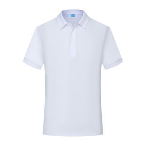 Ventes en gros de polos personnalisés noirs avec col et logo, impression sublimée en blanc, polos pour hommes noirs - Product Image 2