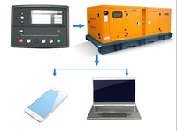 Module de Contrôle d'Alternateur pour Générateur Diesel/Essence Deepsea DSE7210 en Plastique, Démarrage Électrique Automatique, 80A, Garantie 1 An, En Stock