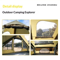 Tente de camping gonflable ShuMaoTong Green Spring Outdoor Overnight 6,3 m en tissu Oxford, monocouche, résistante à la pluie et au soleil, 1000-1500 mm