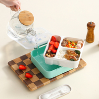 Boîtes à lunch bento de luxe à succès avec fonction chauffante, conteneur de stockage alimentaire isotherme pour une expérience culinaire pratique