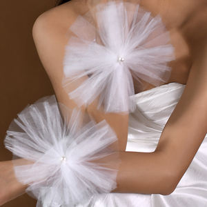 <span class=keywords><strong>Gants</strong></span> de mariée YouLaPan en maille à motif floral, longueur poignet, adaptés aux mariées et aux demoiselles <span class=keywords><strong>d</strong></span>'<span class=keywords><strong>honneur</strong></span> pour les fêtes et les cérémonies MM11-I - Product Image 4