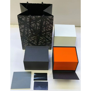 Coffret de luxe pour montre à un seul compartiment, marque Orange, emballage complet avec sac cadeau, carte et certificat, boîte en bois avec logo personnalisé - Product Image 2