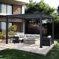 Pare-soleil Pergola Aluminium Extérieur Imperméable Jardin Extérieur Motorisé Pergola et Pergola Aluminium