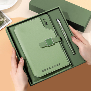 Coffret cadeau de luxe A5 carnet de notes, planificateur et stylo gel avec logo personnalisé vente en gros lot de tasses isolées promotionnelles/ - Product Image 1
