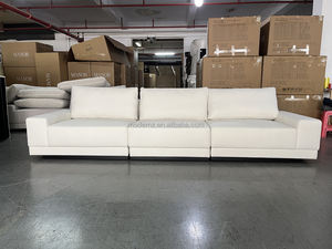 Witte luxe hoekbank moderne design, 3-zits moderne hoekbank, L-vormige banken voor de woonkamer - Product Image 4