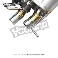 Système d'échappement ODM avec soupape électronique pour Bentley Continental GT W12 6.0T 2004-2013, échappement en titane de course