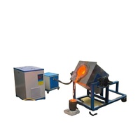Four de traitement thermique portable automatique haute fréquence, petit four de calcination pour métaux précieux, chauffe-induction portatif 220V/380V