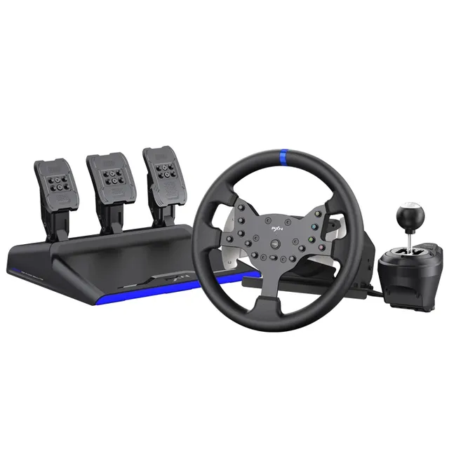 PXN V99 Racing Wheel Simulator 3.2Nm Force Feedback Lightning Wired PC Windows 7/8/10/11/ One/Series X/S for