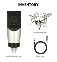 Carte Son GAX-MD44P pour Studio d'Enregistrement Live, Kit Microphone Condensateur, Interface Audio USB, Carte Son Créative à Excellent Prix