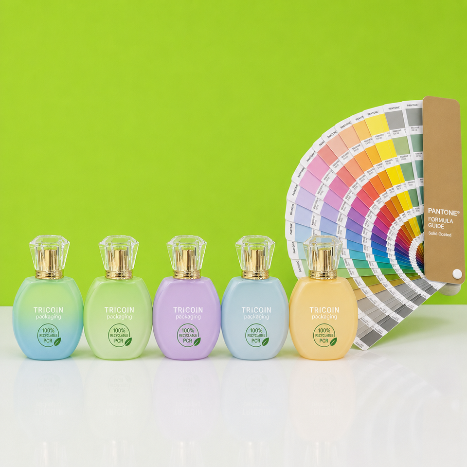 Gradient Color Glass Parfum 30ml 50ml 100ml Cosmetics Packaged Liquid ...