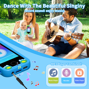 Toddler điện thoại thông minh Khủng long đồ chơi học tập đồ chơi trẻ em điện thoại thông minh 2.8-inch màn hình hiển thị màu sắc trẻ em Điện thoại đồ chơi Quà tặng - Product Image 2