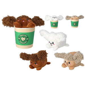 PELUX CAPPUCCINO POODLE 12X11X14CM คละสี - Product Image 1