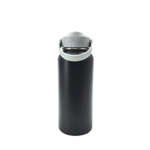 Bouteille isotherme Premium 32oz à triple étanchéité avec couvercle à bouton-poussoir, poignée rivetée, anti-fuite, pour adultes et salle de sport - Product Image 5