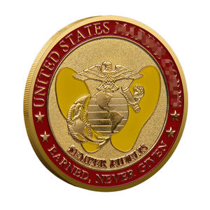 Moneda Conmemorativa 3D de Bombero de Saint Florian, Chapada en Oro Negro de Dos Tonos, Insignia de Bombero, Tema <span class=keywords><strong>Honor</strong></span> y Coraje - Product Image 2