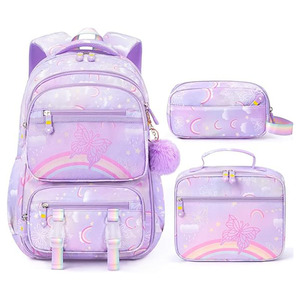 Cute Bookbag School <b>Bag</b> Kids <b>Backpack</b> for School Girls, Teen Girls <b>Backpack</b> with <b>Lunch</b> Box Pencil Case - Product Image 1