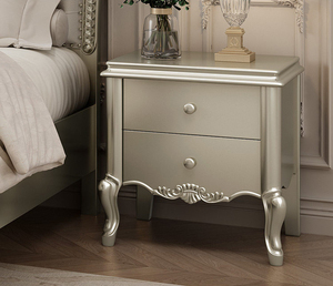 Lit double de style européen, dernières conceptions de tête de lit, ensemble de meubles de chambre haut de gamme de <span class=keywords><strong>France</strong></span>, lit king size - Product Image 5