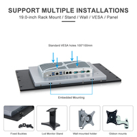 TPM 2.0 Sécurité Pris En Charge Capacitif Tactile Rackmount Ordinateur Industriel Panneau Industriel PC IP66 Rackmount Ordinateur Industriel