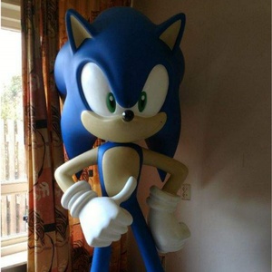 Direktverkauf ab Werk Fiberglas-Cartoon-Sonic-<span class=keywords><strong>Statue</strong></span> Große Lebensgroße Figur Skulptur Harz-<span class=keywords><strong>Statue</strong></span> - Product Image 1