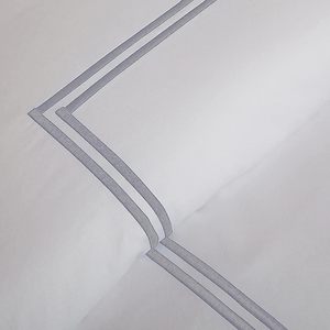 Juego de Funda Nórdica 100% Algodón, Edredones Bordados con Cierre de Botones para el Hogar, Ropa de Cama Suave y Transpirable, Color Blanco Rústico, Tamaño King - Product Image 2