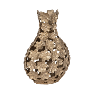 Vaso per Fiori in Metallo Traforato Decorativo per Soggiorno, Camera da Letto, Ufficio, Arredamento Casa - Product Image 3