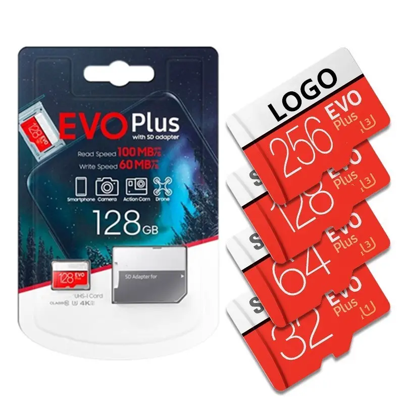 Samsung — carte SD EVO Plus +, 64 go/128 go, classe 10, U1, U3, 4K, C10, mémoire haute qualité, pour téléphone