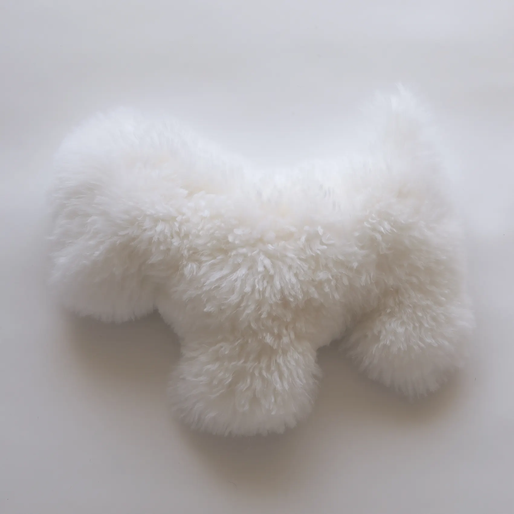 New mini soft sheepskin Animal toy real shearling fur animal sheepskin toy