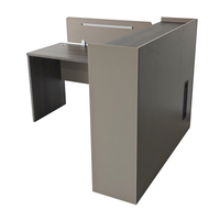 Bureau de travail exécutif convertible au design moderne de luxe avec PC Caractéristiques modulaires en bois pour le bureau du personnel