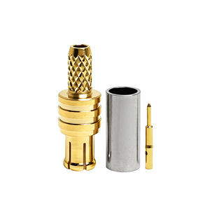 Connecteur coaxial RF de type sertissable MCX mâle, haute protection, fiche de précision pour câble RG316, pour <span class=keywords><strong>connexion</strong></span> de signal d'appareil sans fil - Product Image 1