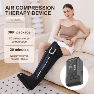 Benutzer definiertes Logo Wireless Airbag Kompression Athlet Air Relax <span class=keywords><strong>Massage</strong></span> therapie Fuß Full Leg Recovery Boot - Product Image 2