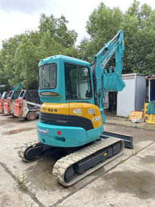 Excavatrice Kubota U35 d'occasion, 3,5 tonnes, excavatrice sur chenilles compacte, hydraulique, pour la construction, en bon état, en stock - Product Image 3