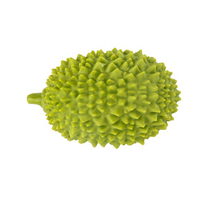 Juguete chirriante con forma de durian para perros, tamaño mediano, juguete masticable para cachorros - Product Image 2