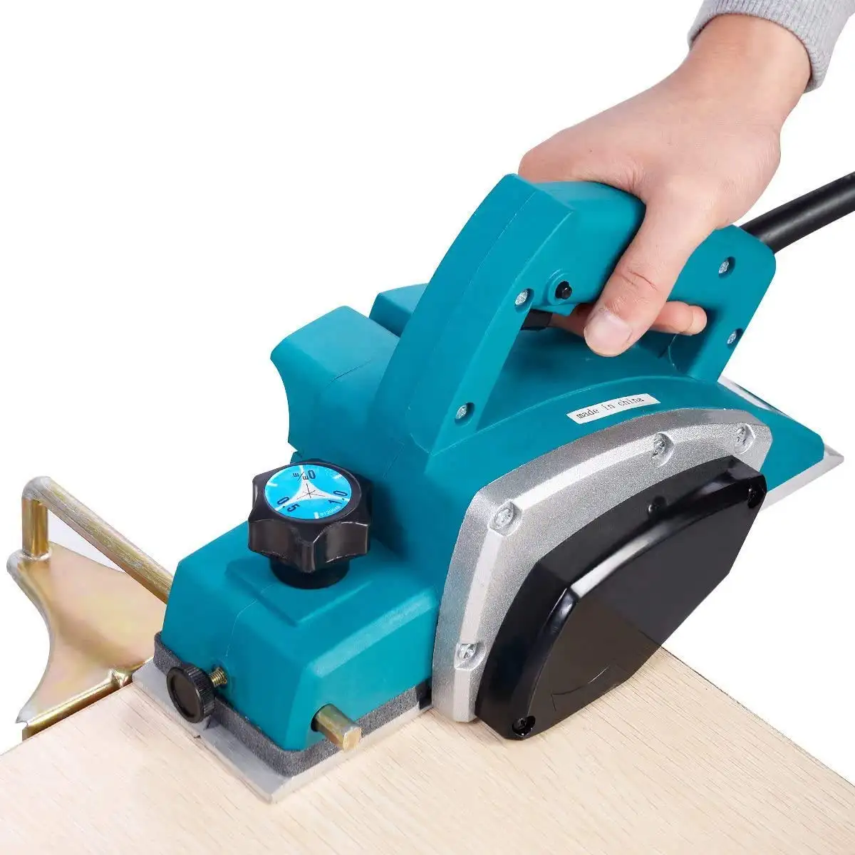 Electric Wood Planer, Portable Powerful Handheld Planer for Woodworking Tool 800W Electric Hand Woodworking Power Tool for Home