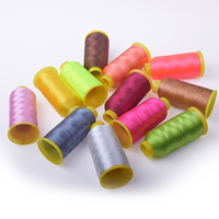 Fils de soie à broder 108 120 D, 5000 M, 100 Polyester, Machine pour broder le fil de soie, Stock de fabrication