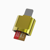 Lector de tarjetas OTG para iPhone TF lector de tarjetas de 8 pines a memoria TF lector de tarjetas para iPhone 14 Pro 13 12 11 XS XR 8 7 6 5
