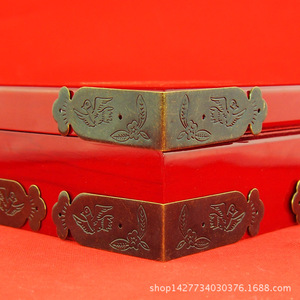 Esquineros Decorativos para Muebles 78x27mm, Protección de Bordes de Cuatro Lados para Cajas de Madera y Regalo, Estilo Antiguo - Product Image 3