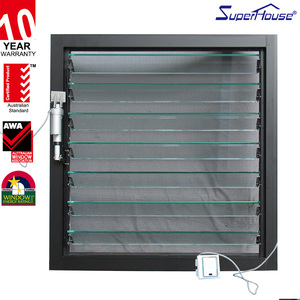 モダンなリビングルーム & ベッドルーム用電気垂直ガラスシャッタースマートリモコン簡単操作 - Product Image 3