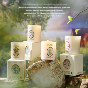 Bougie moderne en cire de soja parfumée, faite à <span class=keywords><strong>la</strong></span> main, boîte cadeau haut de gamme, souvenir d'aromathérapie pour filles, saint-valentin culturel - Product Image 4