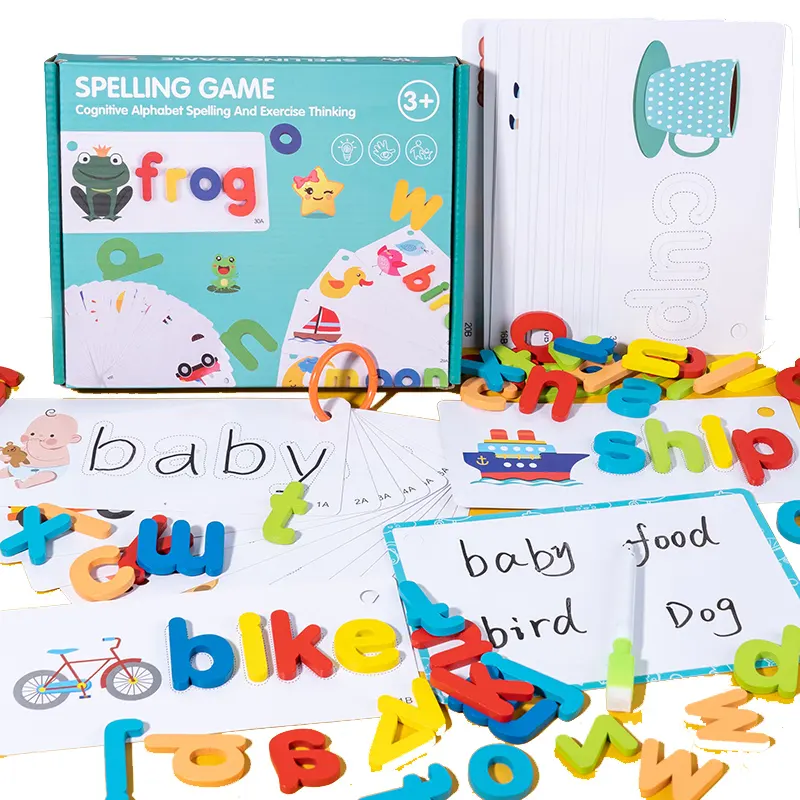 Spelling word game 26 English letters cognitive spelling early education toys